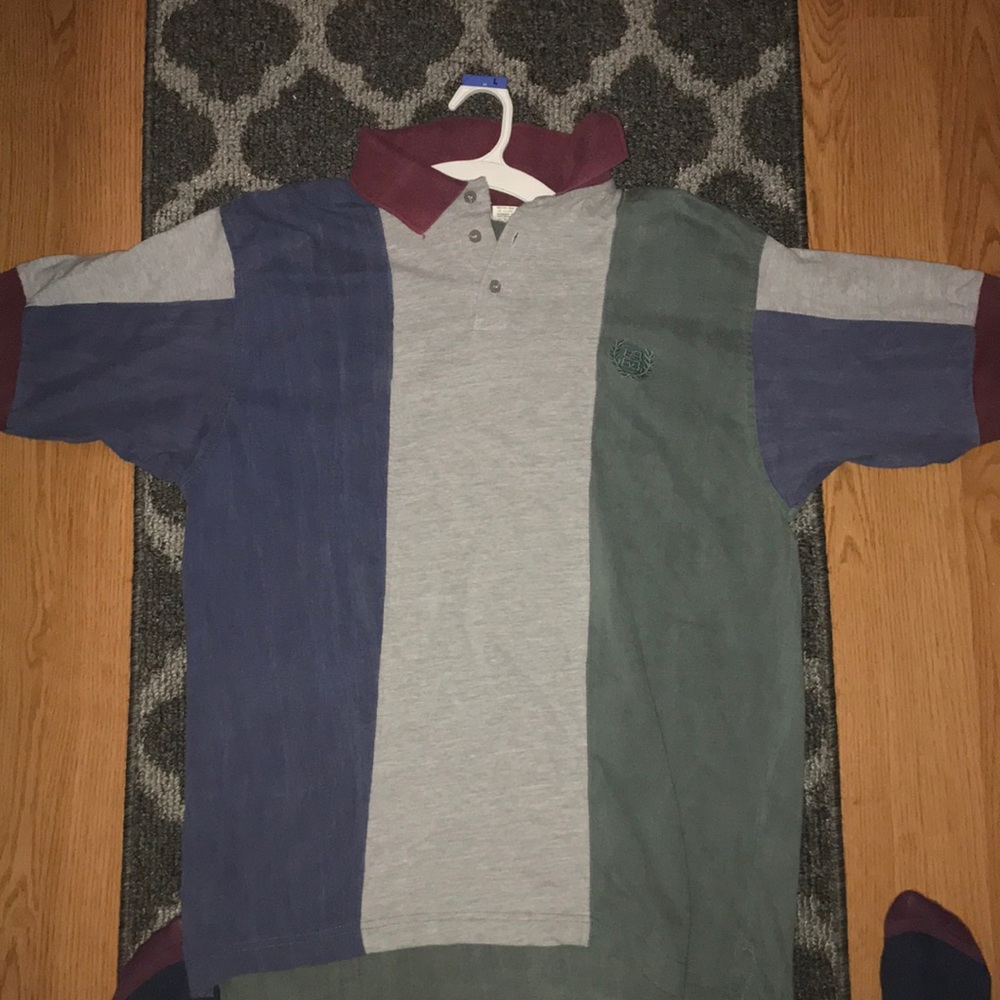 VINTAGE GIVENCHY short sleeve multicolored shirt